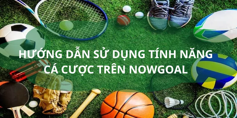 Hướng dẫn sử dụng tính năng cá cược trên Nowgoal